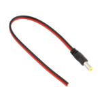 Extreme Tech 12V DC Power Cable Plug Male Connector for CCTV Cameras CCTV Connector Adapter