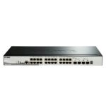 D-Link DGS-1510-28P 24-Port Gigabit PoE Switch with SFP Uplinks