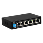 D-Link DGS-F1006P-E 6-Port Gigabit PoE Switch with Uplink Ports