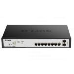 D-Link DGS-F1100-10PS-E/B 8-Port Gigabit Smart Managed PoE Switch