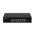 D-Link DMS-F109TP 8-Port 2.5G Smart Managed PoE Switch with 10G SFP+ Uplinks