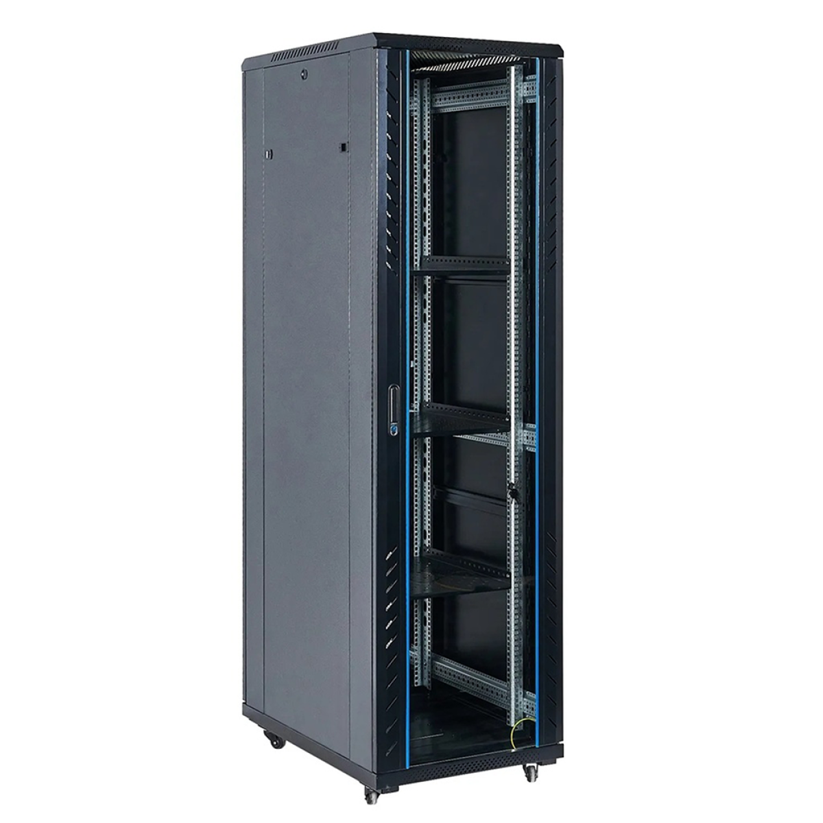 EXFS6037-1200x1200-001-2 Extreme Tech EXFS6837 37U Network Server Cabinet - Image 1