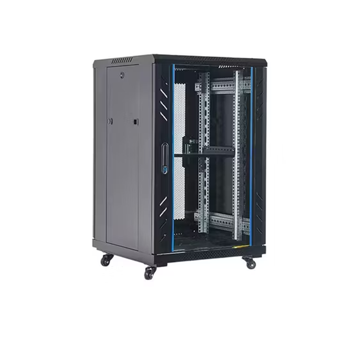 EXFS6618-1200x1200-3 Extreme Tech EXFS6018 18U Network Server Cabinet - Image 1