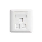 3-Port Cat5e RJ45 Faceplate Wall Socket