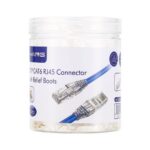 HAING HI-CAT6-URB Cat6 UTP RJ45 Connectors with Boots 50-Pack