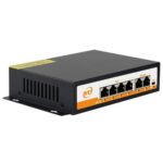 LS-DS0402A-DP6 4-Port Fast Ethernet PoE Switch with Uplink Ports