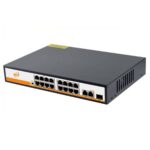 LS-DS1603A-DP19 16-Port Gigabit PoE Switch with SFP Uplinks