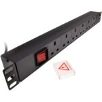 D-Link NPD-06/B 6-Way UK PDU for Network Cabinet