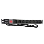 8-Port EU 16A Cabinet PDU with Loop Power