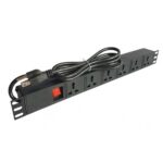 6-Port Cabinet PDU Power Distribution Unit